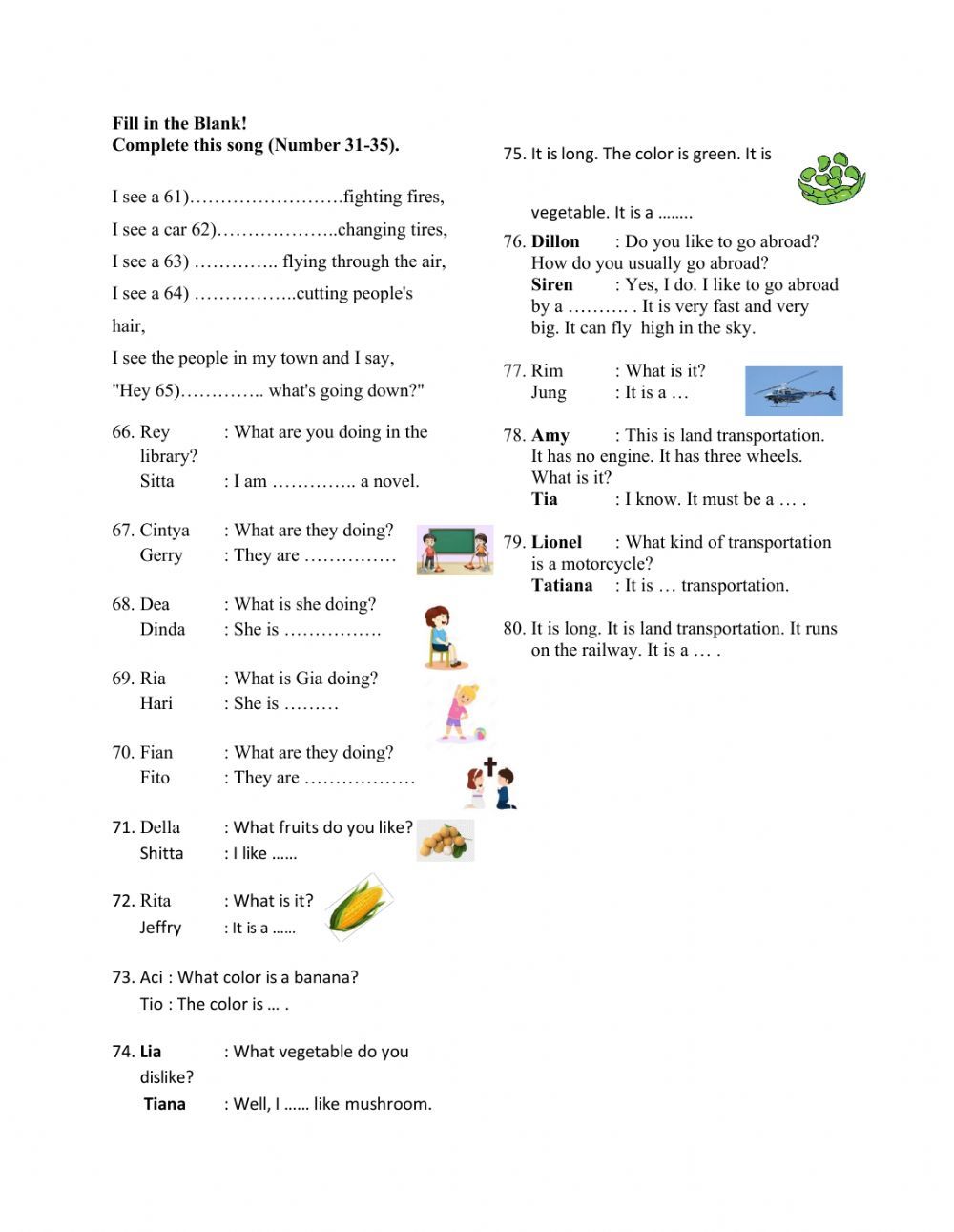 10 Rahasia Nilai Bagus dengan Latihan Contoh Soal B.Inggris Kelas 3 Semester 2 KTSP Ini 10 Rahasia Nilai Bagus dengan Latihan Contoh Soal B.Inggris Kelas 3 Semester 2 KTSP Ini