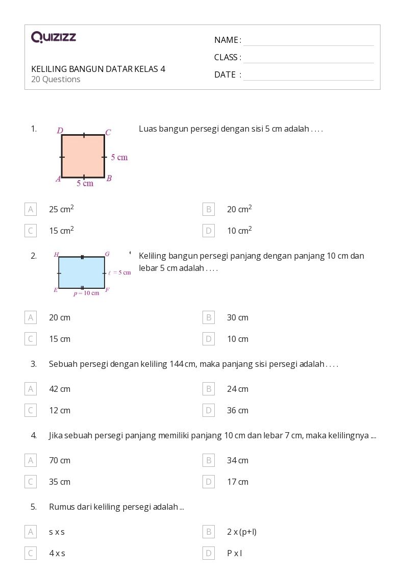 5 Rahasia Cepat Pahami Contoh Soal Matematika Kelas 4 Keliling dan Luas Bangun Persegi 5 Rahasia Cepat Pahami Contoh Soal Matematika Kelas 4 Keliling dan Luas Bangun Persegi
