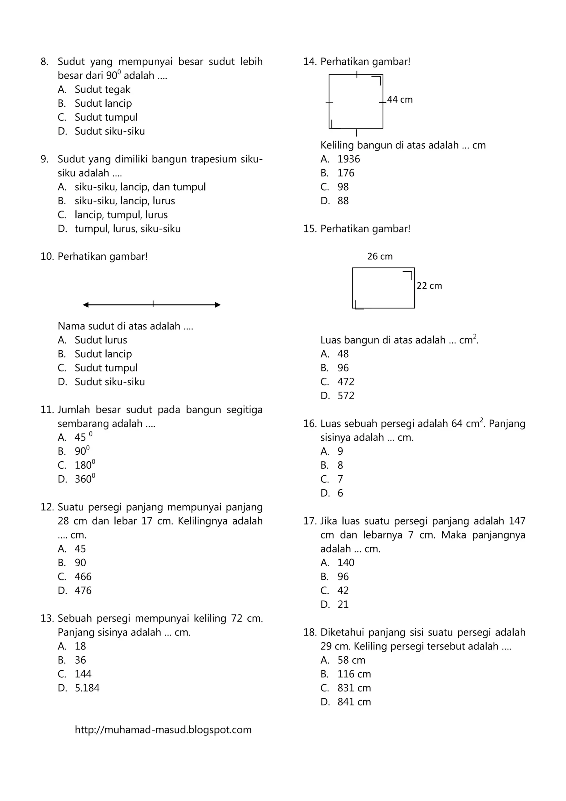 5 Alasan Wajib Download Soal UKK Matematika Kelas 3 Sebelum Terlambat 5 Alasan Wajib Download Soal UKK Matematika Kelas 3 Sebelum Terlambat