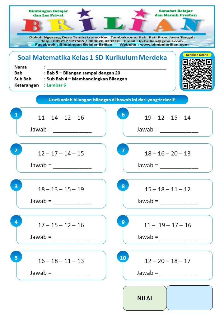 5 Contoh Soal Matematika Kelas 1 yang Ternyata Sering Muncul di Tes PPG Prajabatan 2026 5 Contoh Soal Matematika Kelas 1 yang Ternyata Sering Muncul di Tes PPG Prajabatan 2026