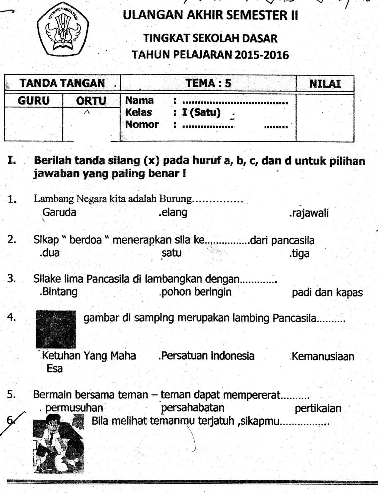 Membangun Generasi Berkarakter Panduan Lengkap Contoh Soal Ujian Membangun Generasi Berkarakter Panduan Lengkap Contoh Soal Ujian