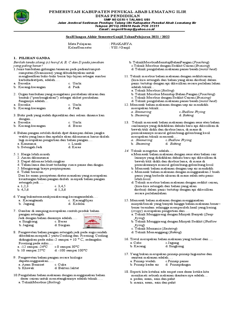 7 Contoh Soal PLKJ Kelas 8 Semester 1 yang Wajib Kamu Kuasai Sebelum Ujian Akhir 7 Contoh Soal PLKJ Kelas 8 Semester 1 yang Wajib Kamu Kuasai Sebelum Ujian Akhir
