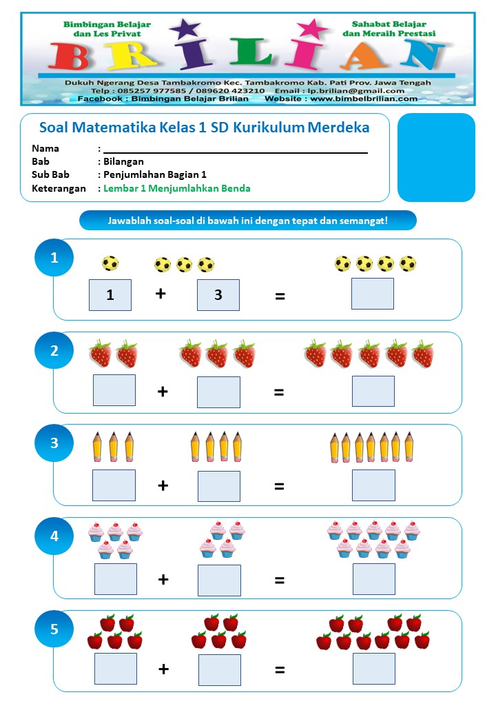 Feng Shui Selatan Bawa Hoki, Tapi Jangan Lupa Latihan Soal Matematika Untuk Kelas 1 SD Agar Anak Makin Cerdas