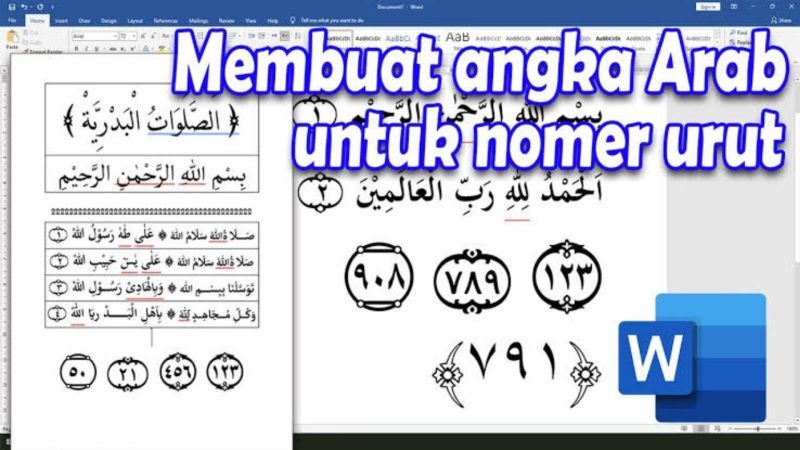 Cara Membuat Angka Arab di Microsoft Word dengan Mudah Nggak Sampai 30