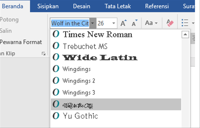 Cara Menambah Font di Word 2007 2010 2013 2016 kumparan com