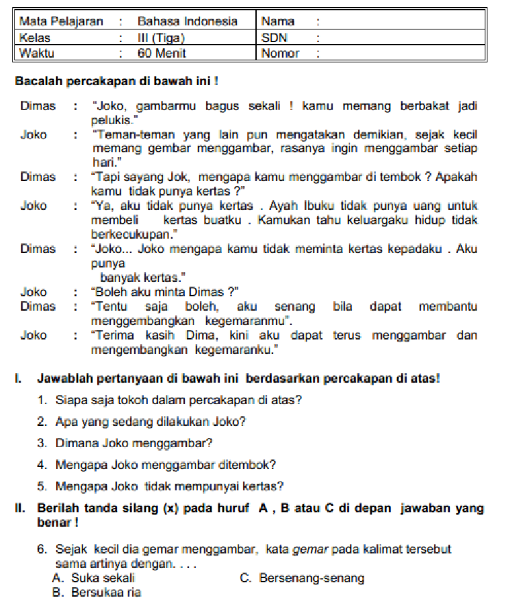 Ternyata Ini Dia Contoh Soal Bab 3 Bahasa Indonesia Kelas 8 yang Sering Muncul di Ujian Ternyata Ini Dia Contoh Soal Bab 3 Bahasa Indonesia Kelas 8 yang Sering Muncul di Ujian
