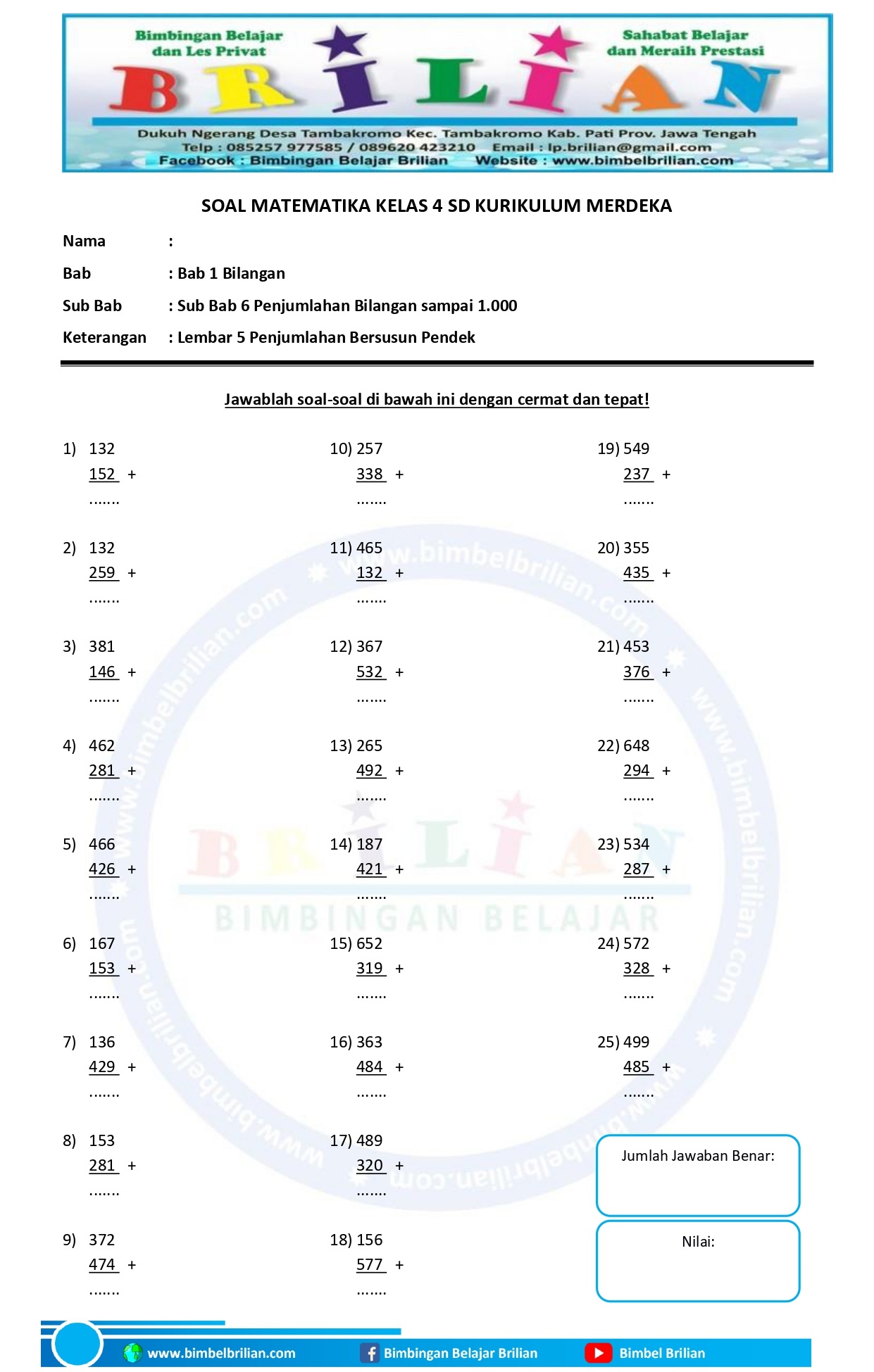 Rahasia Cepat Jawab Soal SD Kelas 4 Matematika Tema 7 Agar Nilai Ujian Langsung Melejit