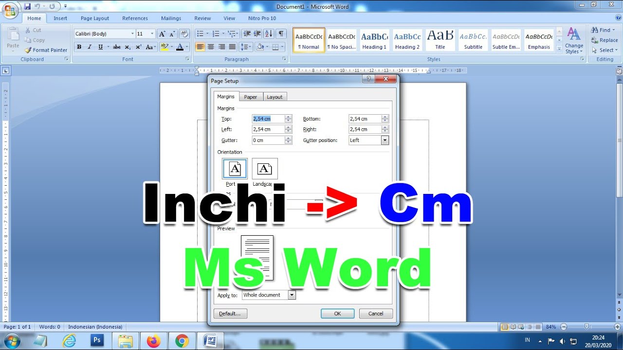 Ternyata Begini Cara Mengubah Format Inchi ke CM pada MS Word Agar Dokumen Rapi Ternyata Begini Cara Mengubah Format Inchi ke CM pada MS Word Agar Dokumen Rapi